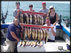 lake Erie, PA walleye fishing charters pa